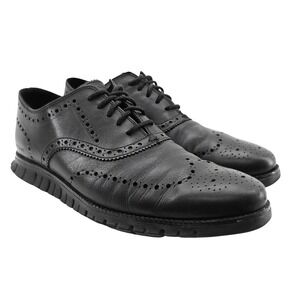 Cole Haan ● ZERØGRAND Black Leather Oxford - Size 11W